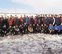 Los equipos Hiru-Herri y ISN Navarra Atl&eacute;tico posan en el viaje de ida a los Campeonatosde Espa&ntilde;a de Cross.
