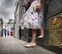 A visitor leaves the final resting place of Eva Peron in Cementerio de La Recoleta in Buenos Aries, Argentina.