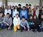 Algunos de los alumnos y profesores de Salesianos que participar&aacute;n en el Gran Recogida, en el colegio.