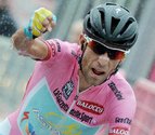 Vincenzo Nibali, virtual ganador del Giro de Italia a falta de s&oacute;lo una etapa para la conclusi&oacute;n de la carrera