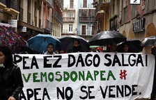 Cientos de personas se manifestaron en Pamplona contra la LOMCE