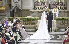La princesa Magdalena de Suecia contrae matrimonio en Estocolmo.