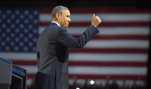 El candidato demócrata y actual presidente de Estados Unidos, Barack Obama, ha sido reelegido con al menos 303 votos electorales tras ganar en casi todos los estados claves, frente al aspirante republicano, Mitt Romney. 