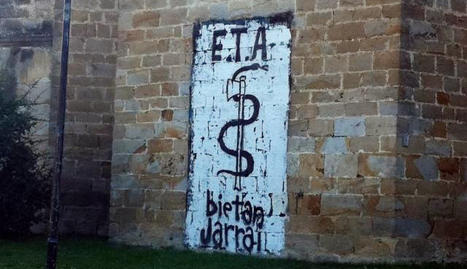 Un muro con el anagrama de ETA. CEDIDA