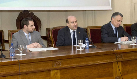 De izda a dcha.: Rodríguez, Elizondo, el consejero Morrás, Enériz y Beltrán. . CEDIDA
