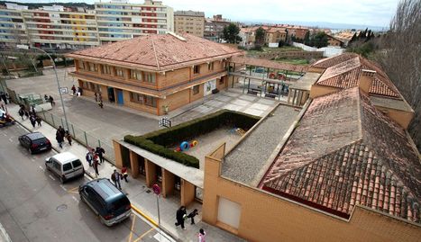 Las instalaciones del colegio Virgen de la Cabeza a las que se prevé trasladar a la Policía Municipal en 2014.. n.G.L.