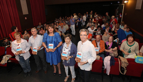 De izda. a dcha., Milagros Rubio, Manuel arriazu, Katy Rioja, Mª Jesús Blanco y Pepe Alfaro.. B.A.