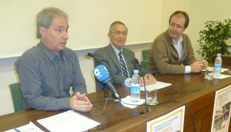 Juan Karlos Ornat, Félix Alfaro y Asier Barandiarán, en Fray Diego. DN