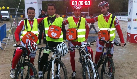 En Madrid ya hay pruebas con ciclistas y bicicletas de rescate cardiaco