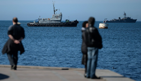 Vista de la flota rusa en Sebastopol. afp