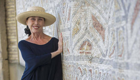 Verónica Forqué posa este jueves en el Museo de Navarra. efe