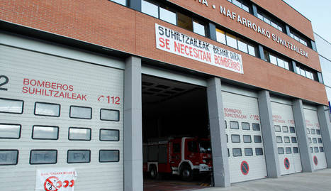 La sede de bomberos del parque de Cordovilla.
