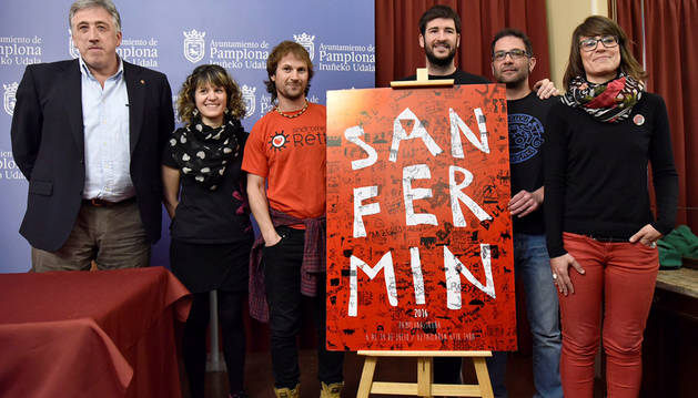 Sanmarrazkin, un cartel escolar como imagen de los Sanfermines