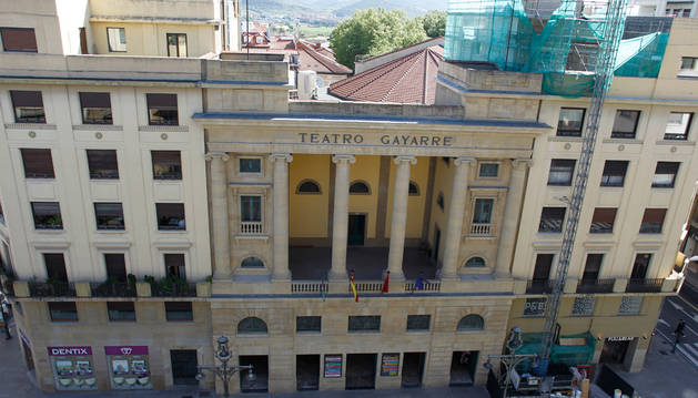 Fachada del Teatro Gayarre.