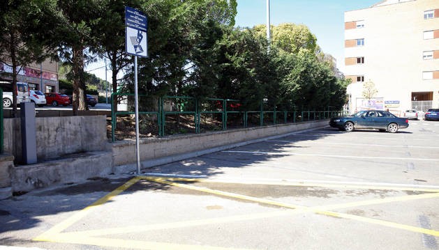 El área de autocaravanas ubicada en el parking de la avenida Argentina.