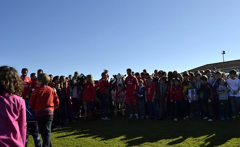 Grabación del spot de Lacturale en Tajonar (II).J.I.