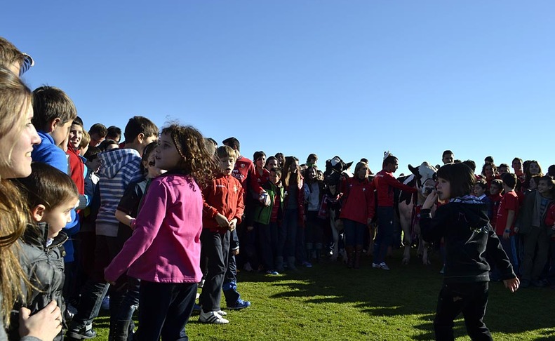 Grabación del spot de Lacturale en Tajonar (II).J.I.