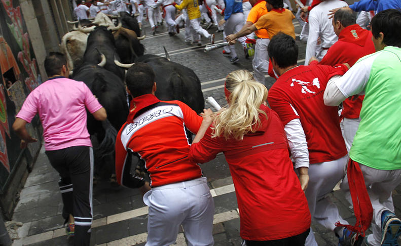 Cuarto encierro de San Fermín. BUXENS..