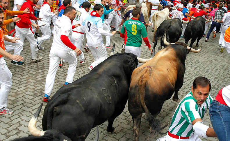 Cuarto encierro de San Fermín. RUDY..