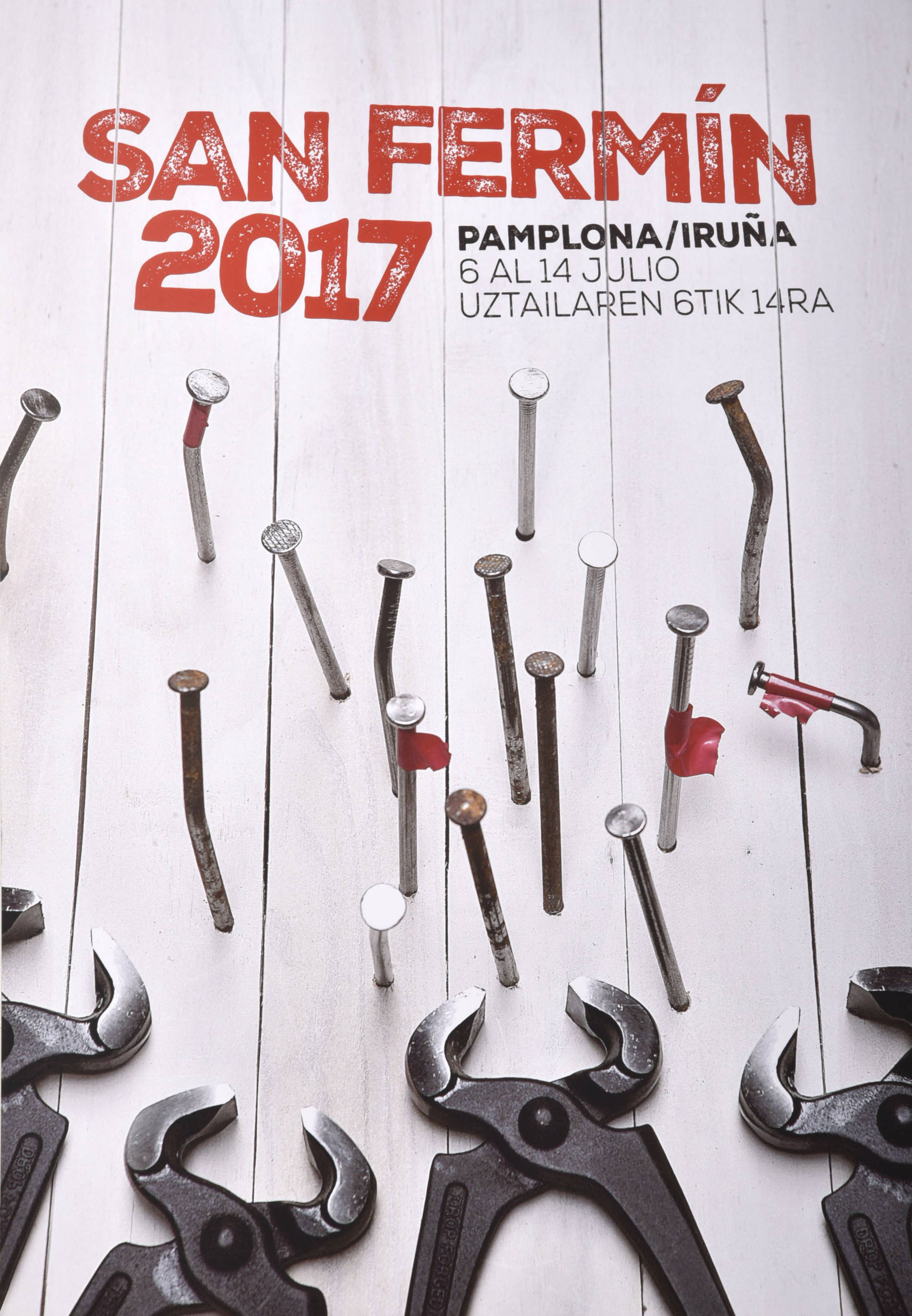 Carteles finalistas de San Fermín 2017 (6/9) - Fotos de los ocho finalistas del concurso de carteles San Fermín 2017 - Pamplona - null