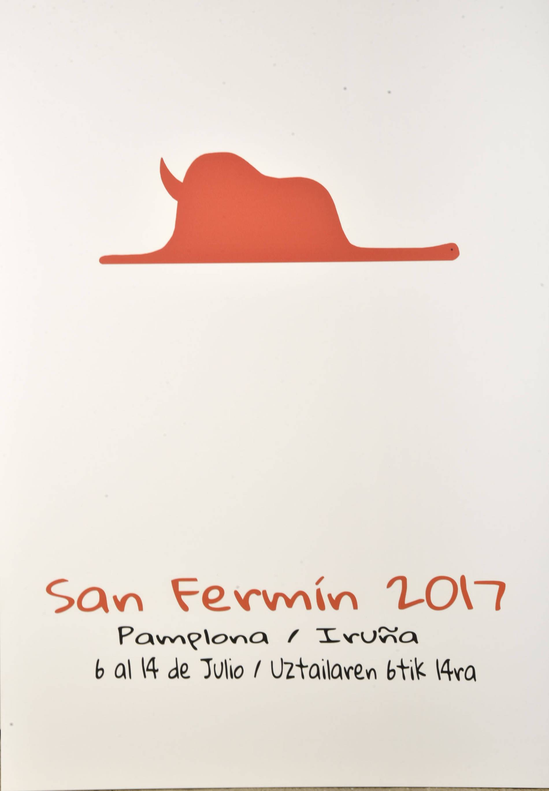 Carteles finalistas de San Fermín 2017 (8/9) - Fotos de los ocho finalistas del concurso de carteles San Fermín 2017 - Pamplona - null
