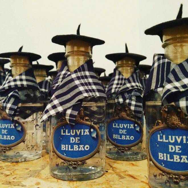 Embotella lluvia de Bilbao y la