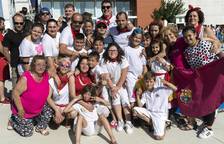 Un caluroso y animado arranque festivo en Orkoien