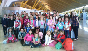 Despedida de los ni&ntilde;os acogidos en verano de 2014