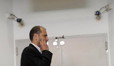 El exdirectivo Txuma Peralta, este sábado en la Audiencia. EFE./