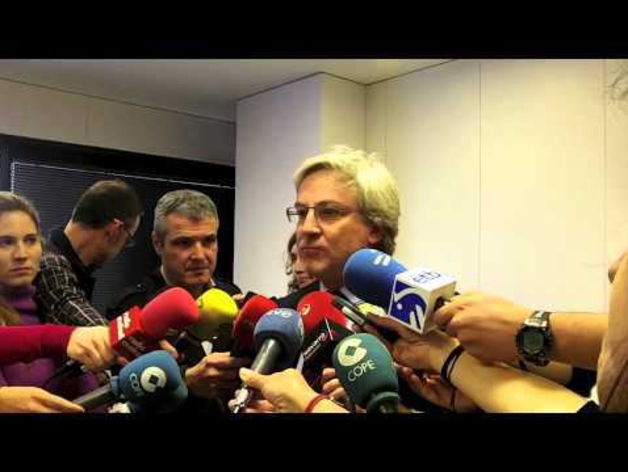 Enrique Goñi, tras declarar ante la juez por las dietas de la CAN