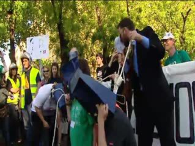 'Marea Ciudadana' en el centro de Madrid contra la Troika
