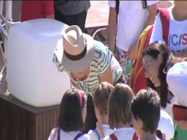 La Reina, acompañada por las Infantas y sus hijos en Mallorca