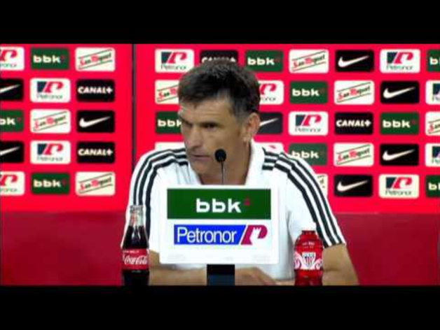 Mendilibar: "No es que no tengamos gol, nos falta hambre de gol"
