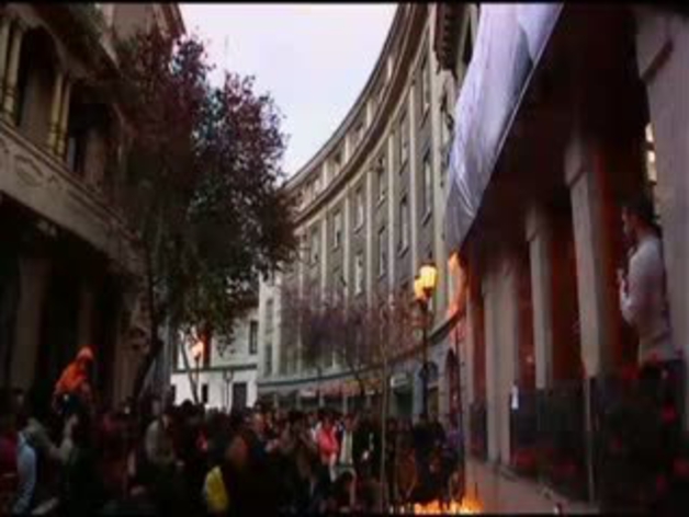 Disturbios en Chile en la celebración del 40º aniversario del golpe de Estado
