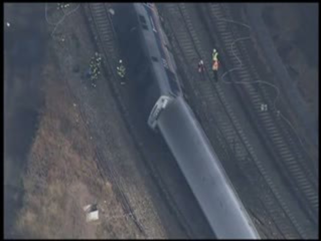 Descarrilamiento de un tren en el Bronx