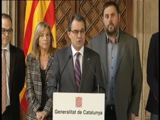 Artur Mas anuncia los términos de la consulta soberanista