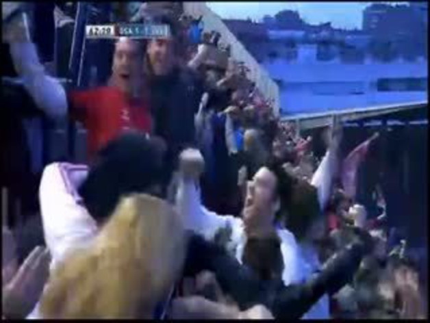 Gol de Puñal contra Sevilla (2-1)