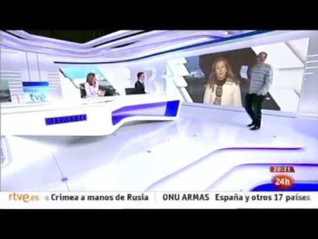 Un espontáneo se cuela en el Telediario de TVE