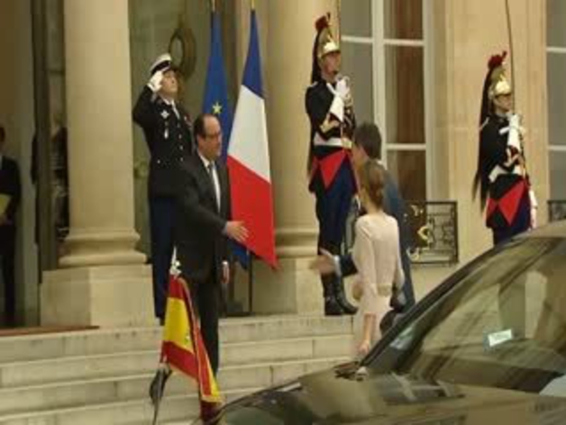 Don Felipe y doña Letizia, en el Elíseo