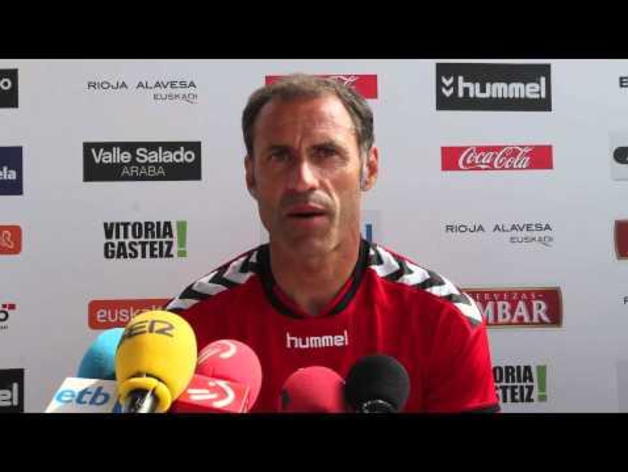 Alberto: "Es un campo bonito para jugar"