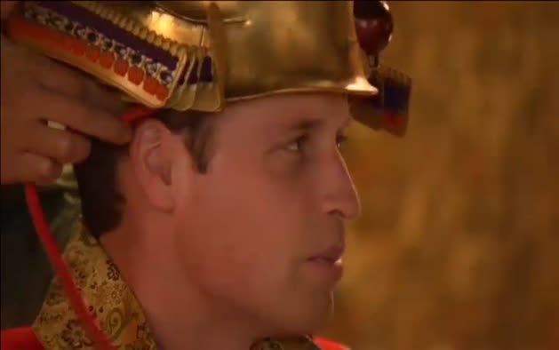 El príncipe Guillermo se viste de Samurái