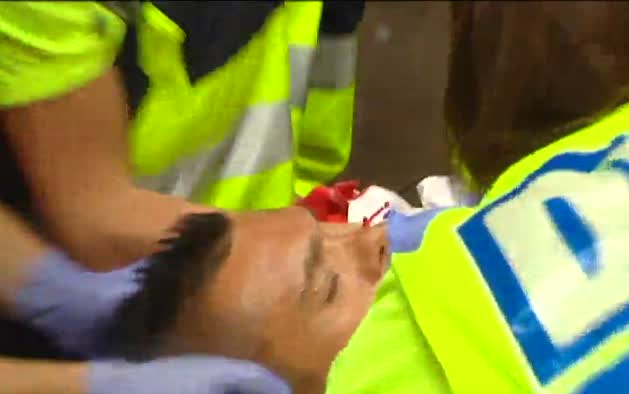 Accidentado primer encierro de San Fermín 2015