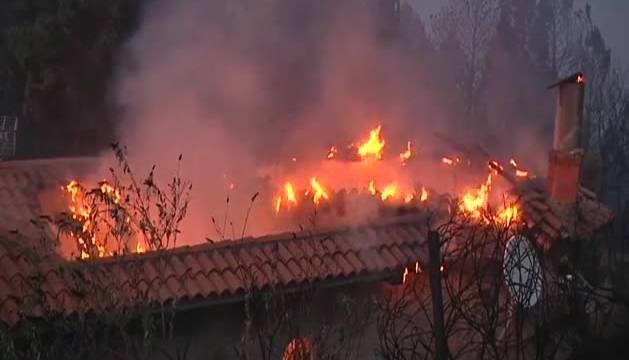 Incendio en Cáceres