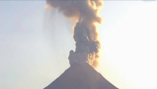 Nueva erupción del Volcán de Fuego