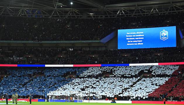 Wembley 'rugió' con La Marsellesa