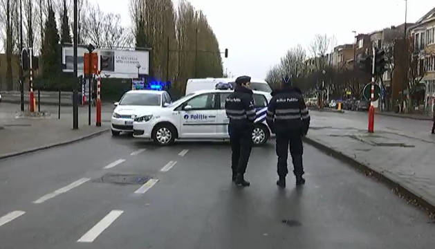 Nueve detenidos en una operación en el barrio de Laeken, Bruselas