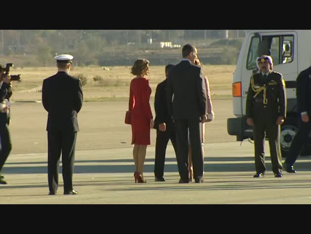 Los reyes Felipe y Letiia reciben a los reyes de Jordania