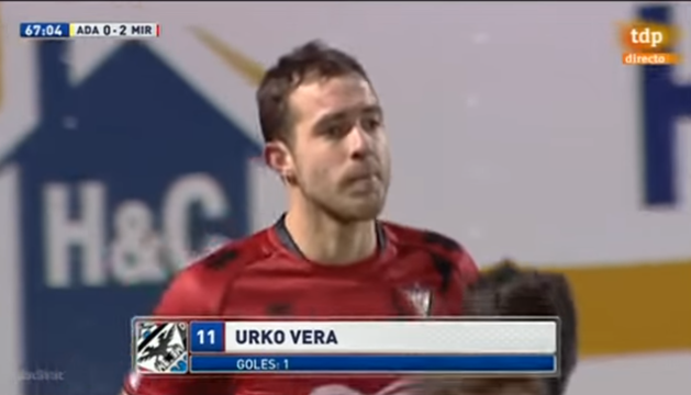 Todos los goles de Urko Vera en la 2014/2015
