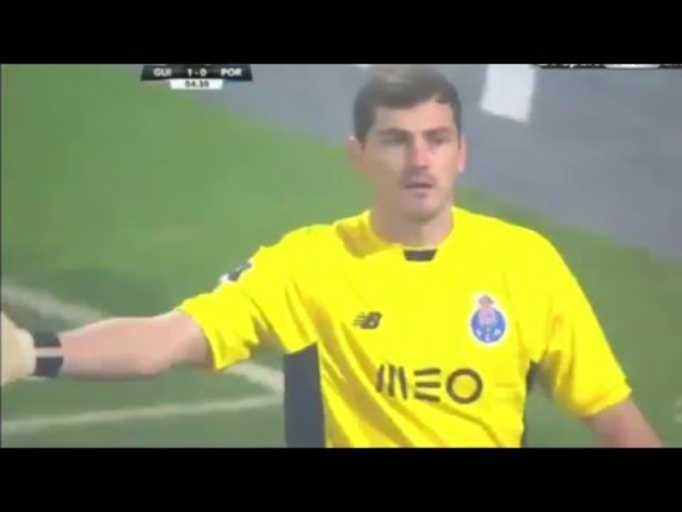 El error de Casillas contra el Vitoria de Guimaraes