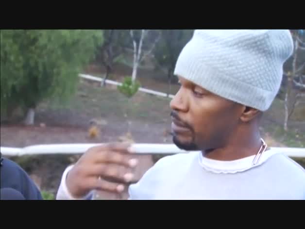 El actor Jamie Foxx, héroe en la vida real